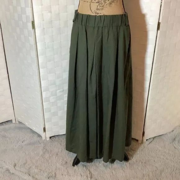 Vintage army green full skirt cosplay handmaids tale size 13/14 - Picture 4 of 8